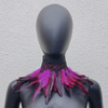 Black Lace, Feather Scarf, False Collar, Halloween Masquerade Ball Costume And Accessories