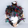 Feather shawls