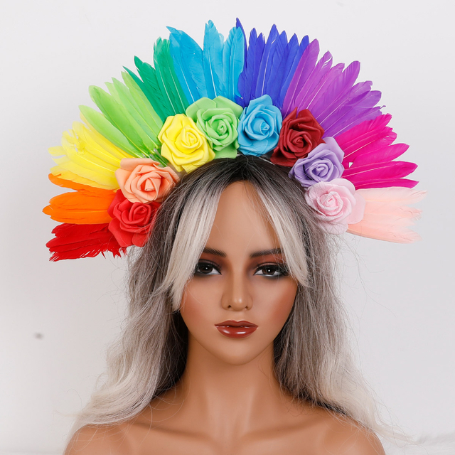 Feather headpieces