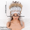 Indian chieftain ethnic head decorations head decoration with feathers boho hair decoration