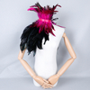 Amazon 11-color Gothic-style feather one-shoulder shawl stage fashion show costume ball Halloween costume accessory