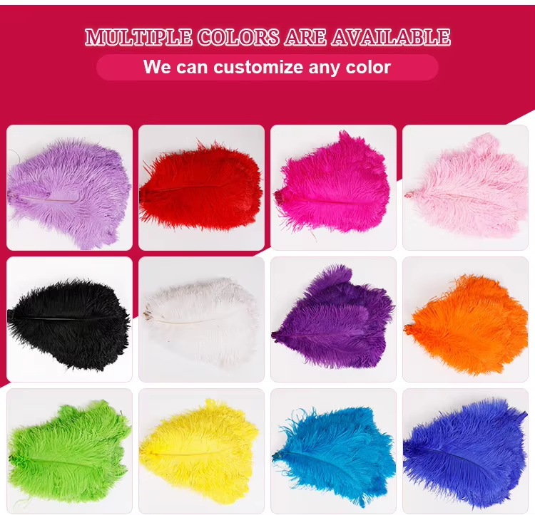 wedding and party feather decorations