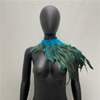 Amazon 10-color Gothic-style Feather Shawl Stage Fashion Show Costume Ball Halloween Costume Accessories Cross-border