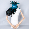 Amazon 11-color Gothic-style feather one-shoulder shawl stage fashion show costume ball Halloween costume accessory