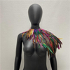 Amazon 10-color Gothic-style Feather Shawl Stage Fashion Show Costume Ball Halloween Costume Accessories Cross-border