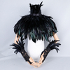 Feather shawls