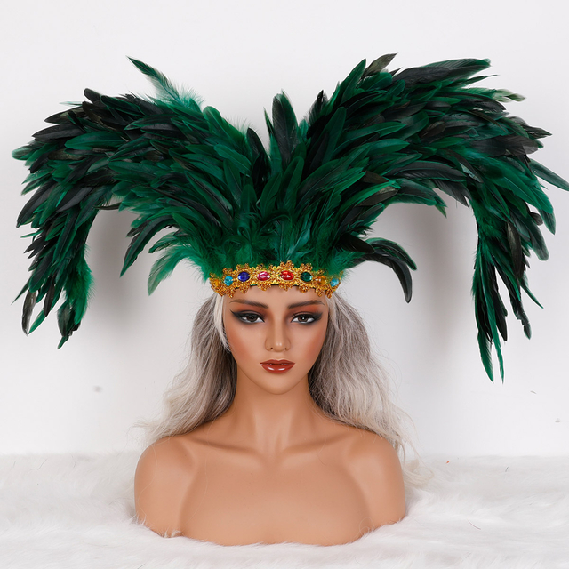 Feather headpieces