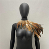 Amazon 10-color Gothic-style Feather Shawl Stage Fashion Show Costume Ball Halloween Costume Accessories Cross-border