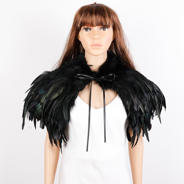 Feather shawls