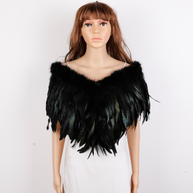 Feather shawls