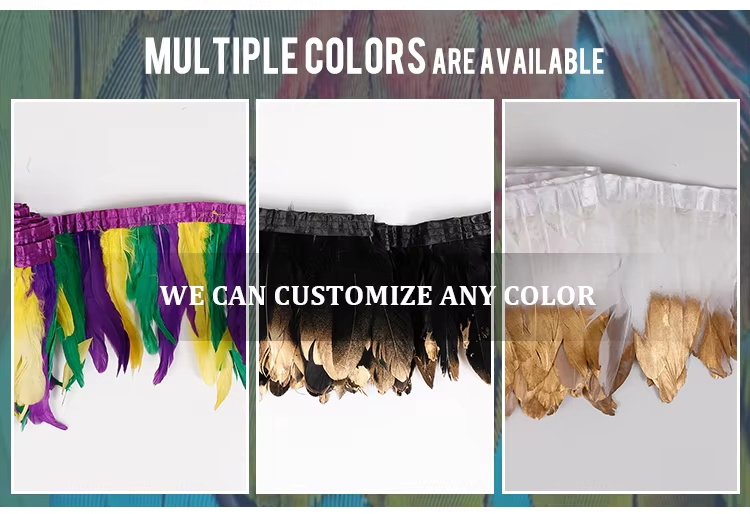 craft feather fringe trim