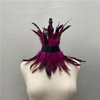 Amazon Halloween Performance, Ball, Feather Scarf, Gothic-style Scarf, Character Party, Costume And Accessories
