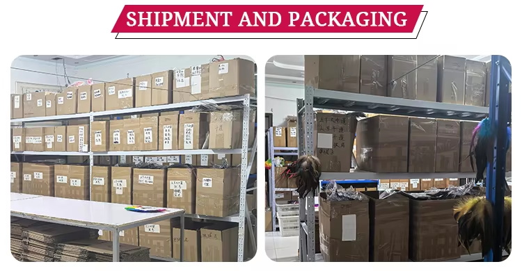 multi-color dyed ostrich plumes