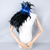 Amazon 11-color Gothic-style feather one-shoulder shawl stage fashion show costume ball Halloween costume accessory