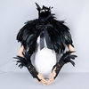 Feather shawls