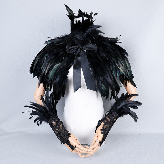 Feather shawls